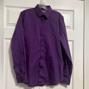 EXPRESS 1MX Purple Dress shirt